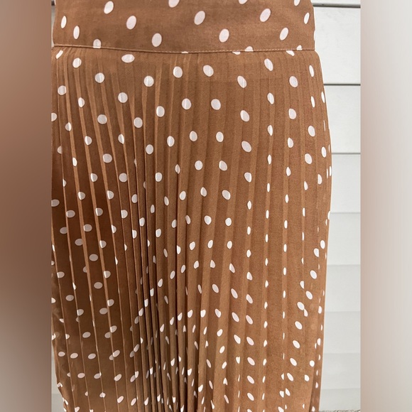 The Limited polkadots pleats midi skirt size S - Picture 3 of 10
